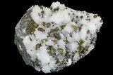 Quartz and Chalcopyrite Crystal Association - Peru #178371-2